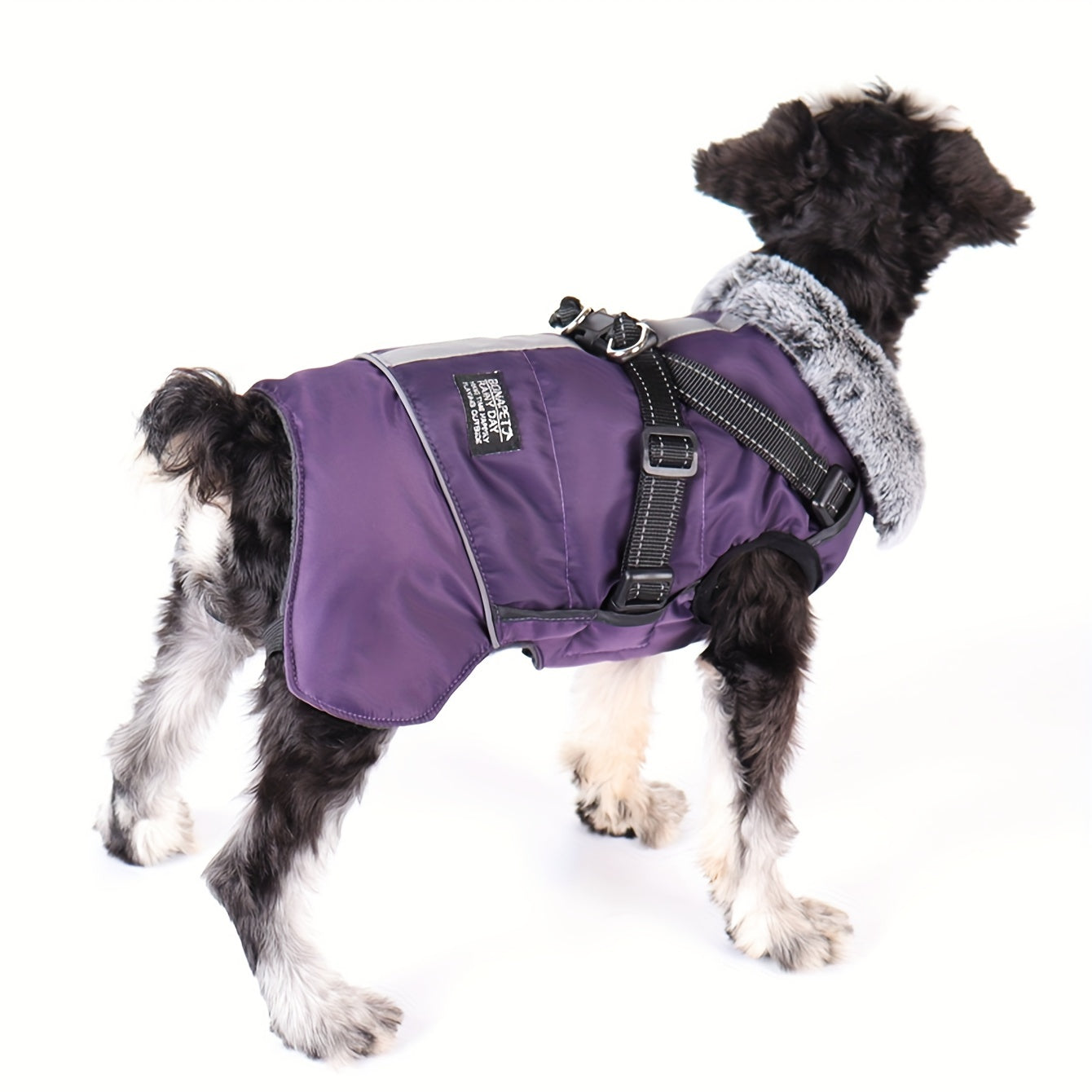 Hundemantel, Winterjacke Mit Reflektierendem Riemen